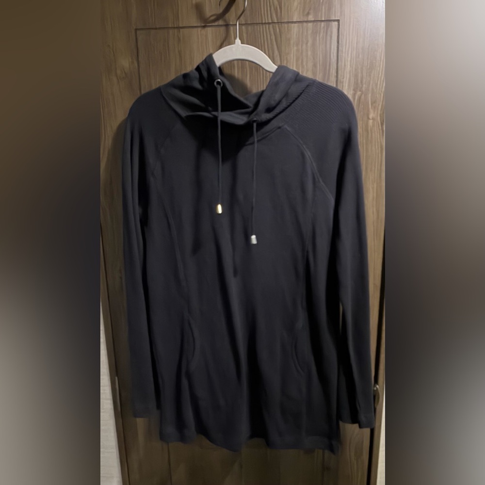 St. John's Bay Black Hoodie Sweatshirt